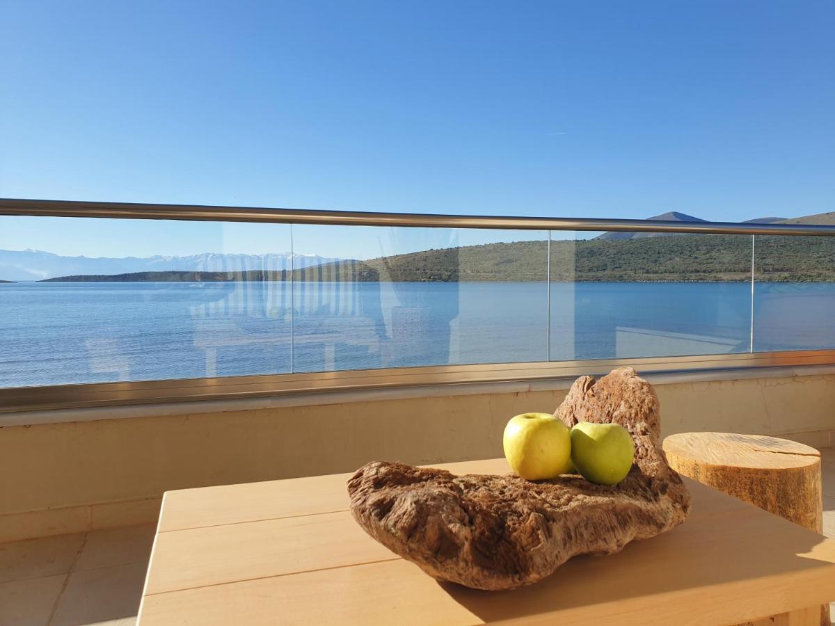 Boho Beach House In Itea-Delphi Buitenkant foto