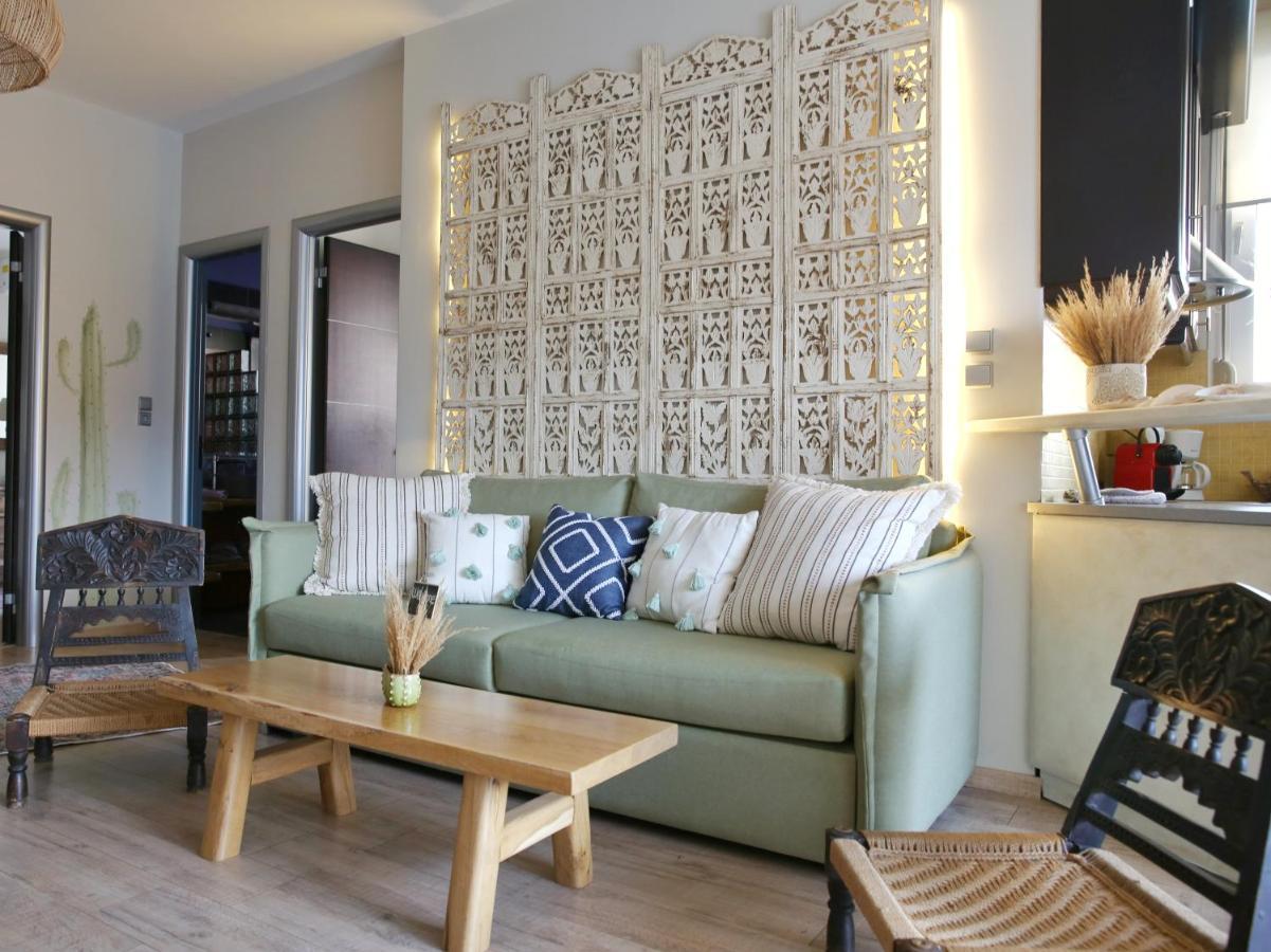 Boho Beach House In Itea-Delphi Buitenkant foto
