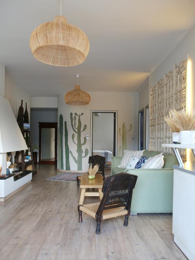Boho Beach House In Itea-Delphi Buitenkant foto